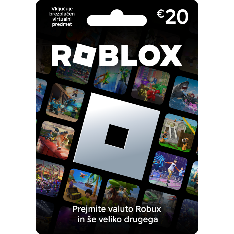 Roblox Gift Card 20 EUR (1333 Robux) - Roblox Key - Europe Roblox Gift Card 20 EUR (1333 Robux) - Roblox Key - Europe