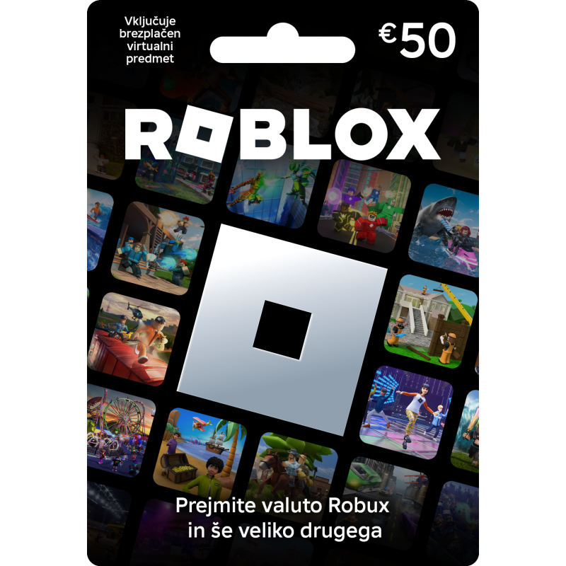 Roblox Gift Card 50 EUR (3500 Robux) - Roblox Key - Europe