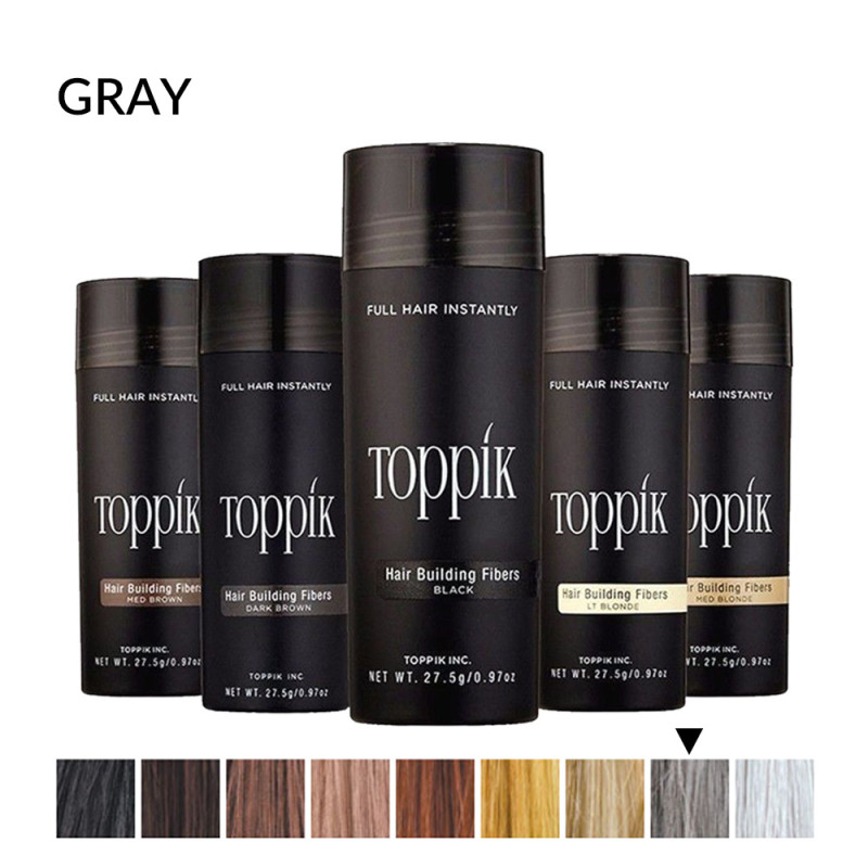 Toppik lasna vlakna, Grey / Siva (veliki 27.5 g, do 50 nanosov)